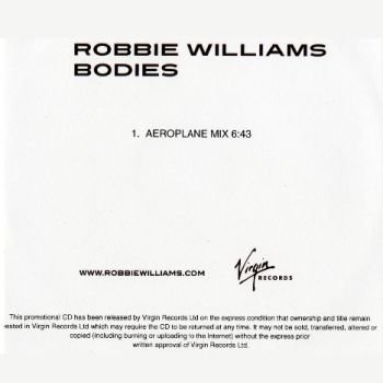 Bodies [UK] [Promo] [CD] [Aeroplane Mix]
