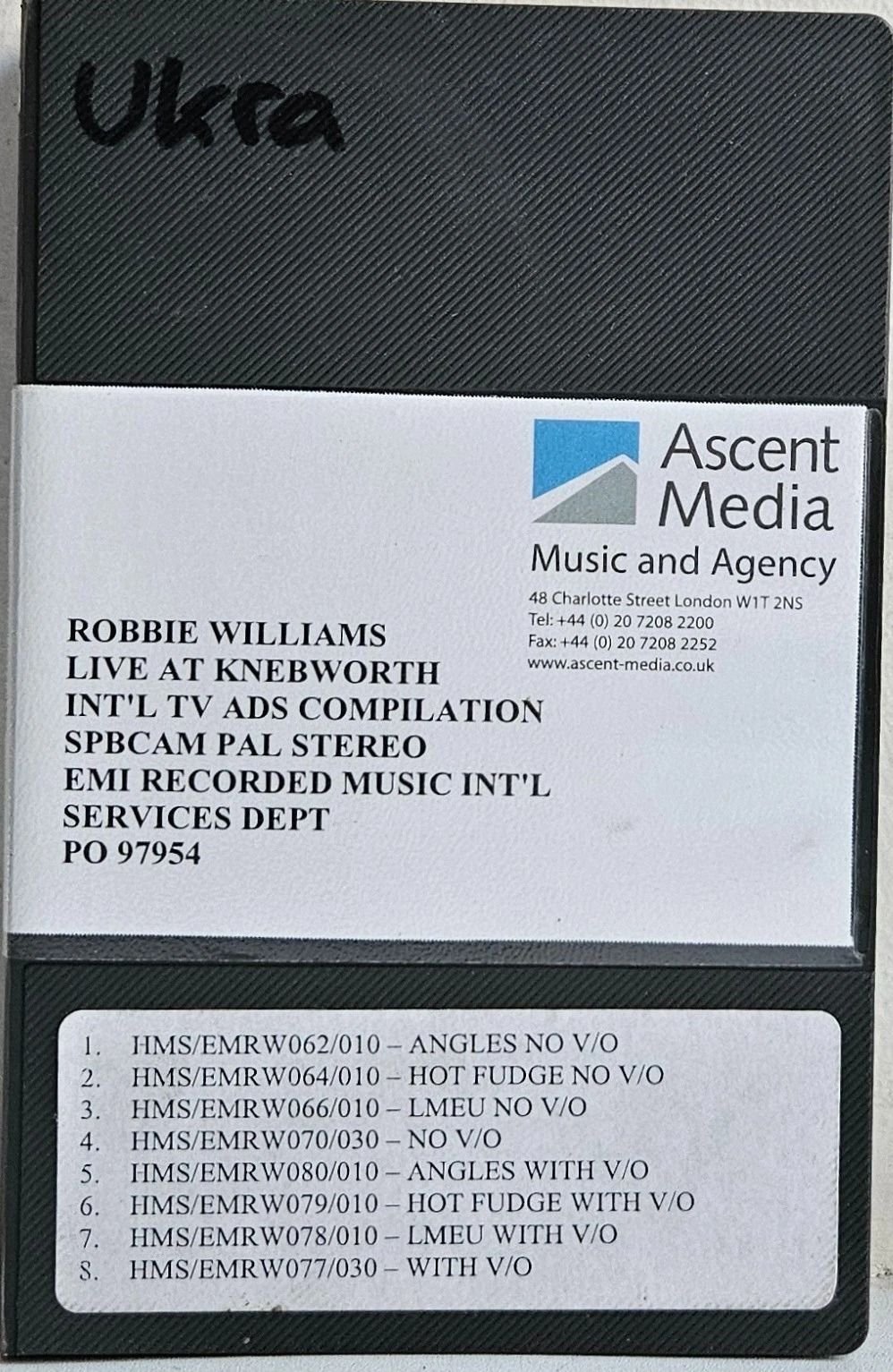 Live At Knebworth [UK] [Promo] [Betacam SP]