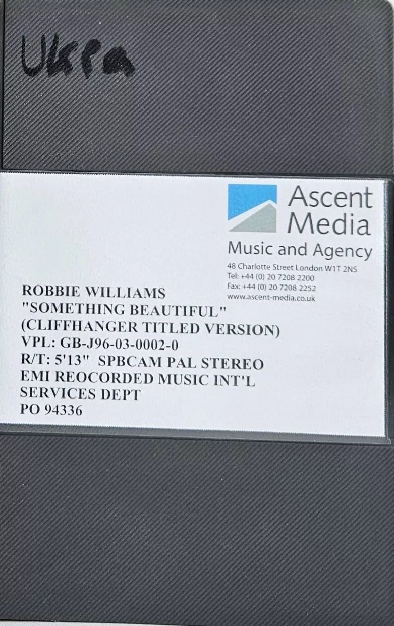 Something Beautiful (Cliffhanger Titled Version) [UK] [Promo] [Betacam SP]