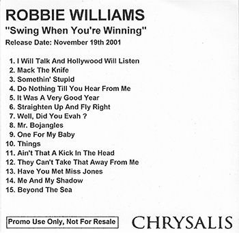 Swing When You're Winning [Europe] [Promo] [CD]