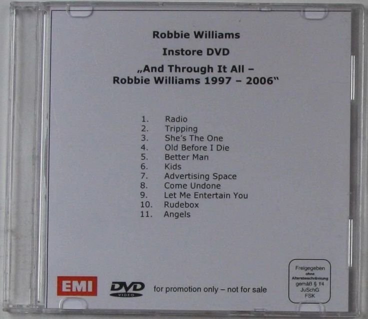 Instore DVD And Through It All [Allemagne] [Promo] [DVD]