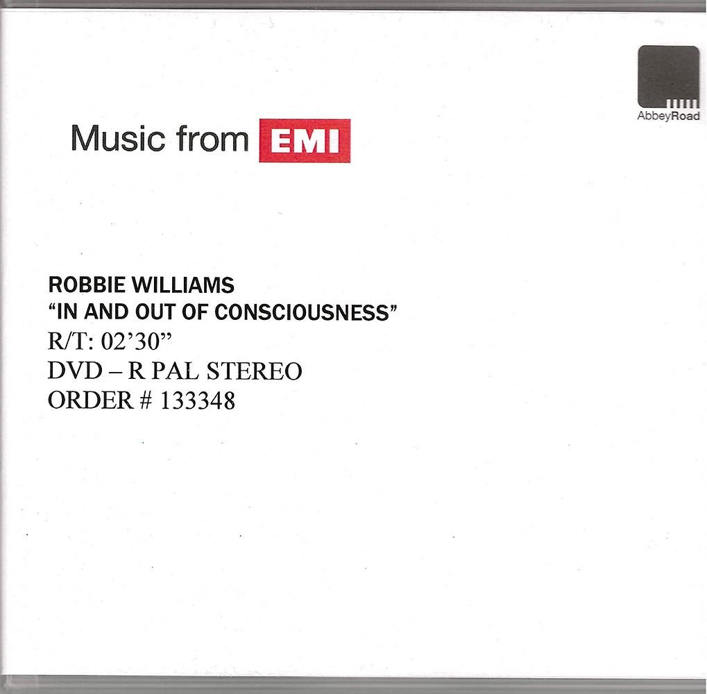 In And Out Of Consciousness [Promo] [DVD] [ORDER 133348]