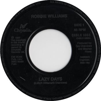Lazy Days (45 Tours - CHSLH 5063 - UK)