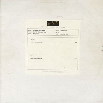 Let Me Entertain You (Promo - Maxi 45 Tours - 1)