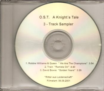 A Knight's Tale [Europe] [Proomo] [CD]