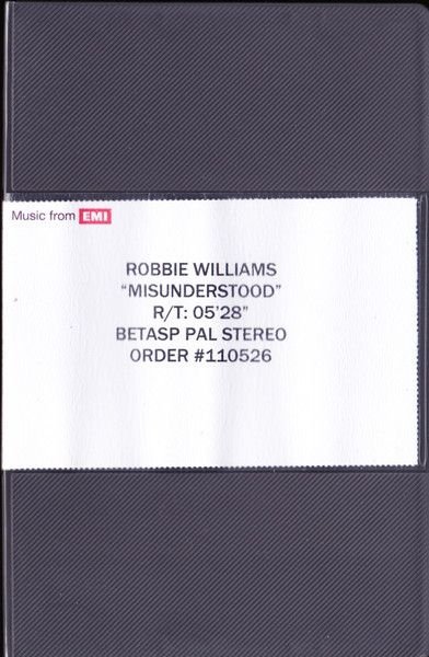 Misunderstood [UK] [Promo] [Betacam SP]
