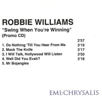 Swing When You're Winning (Europe - Promo)