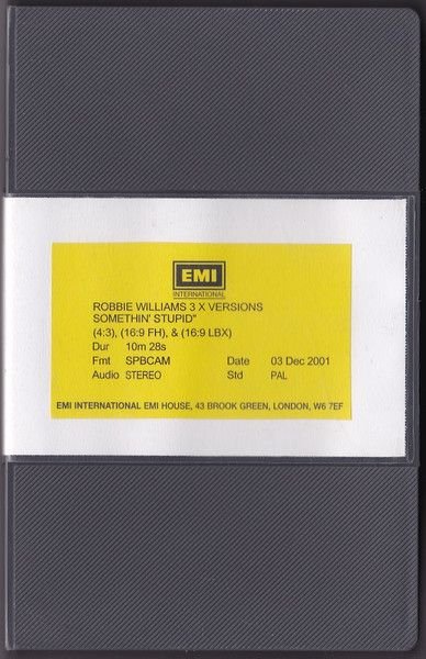 Somethin' Stupid [UK] [Promo] [Betacam SP] [3 Versions]