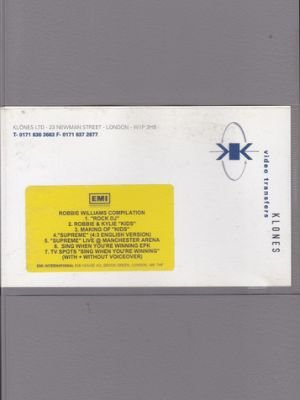 Robbie Williams Compilation [UK] [Promo] [Betacam SP]