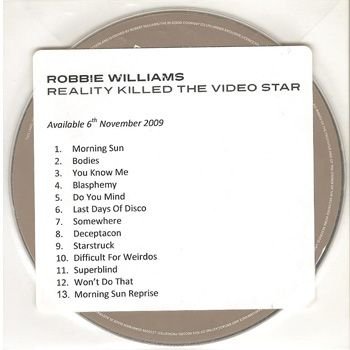 Reality Killed The Video Star [Europe] [Promo] [CD]